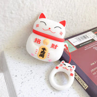 Cartoon Phone Lanyard with Ring and Donut Charm