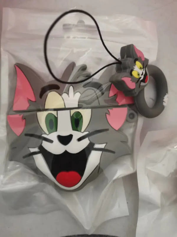 Cartoon Phone Lanyard with Ring and Donut Charm
