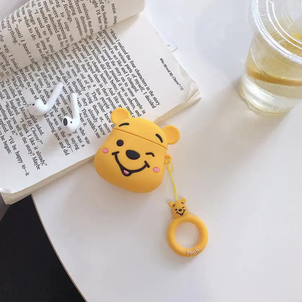Cartoon Phone Lanyard with Ring and Donut Charm